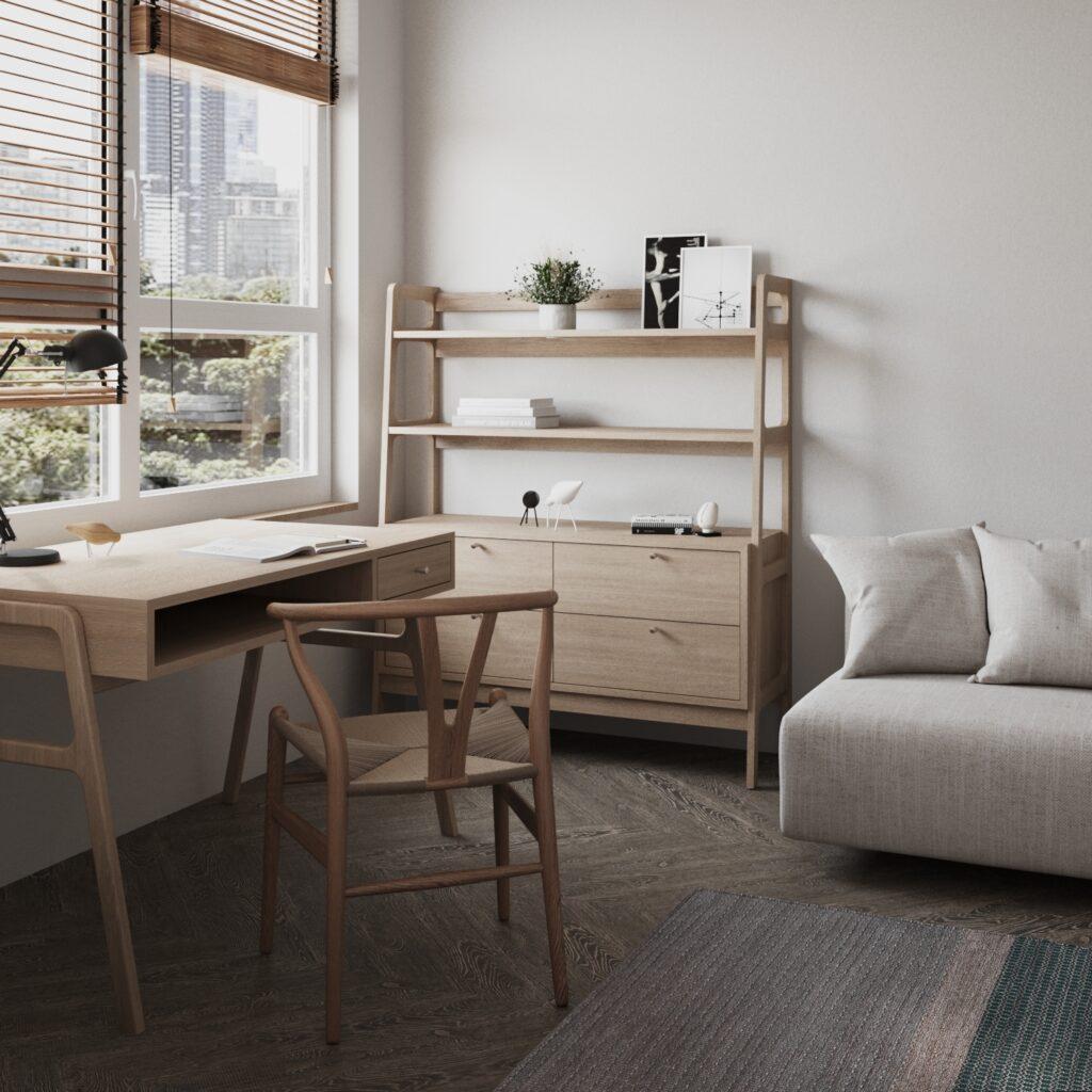 Rund shelfs with drawers #2